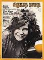 Janis Joplin on the cover of