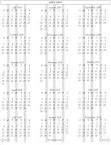15 month school year calendar 2009-