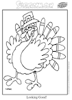 Thanksgiving coloring page