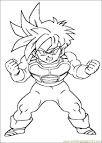 Dragon Ball Z coloring page