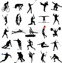 Sport silhouettes | Stock Vector © nebojsa78 #