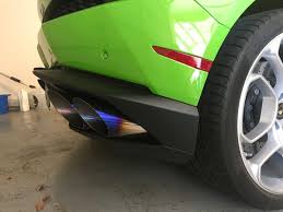 2015-2019 Lamborghini Huracan titanium exhaust tips Huracán