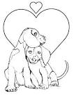Puppy coloring page