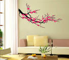 Blossomed Wall Mural Living Room - Wallpaper Murals Inspirations