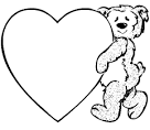 Bear coloring page