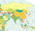 <b>Asia</b> Map Political (230 K)
