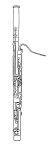 Bassoon coloring page
