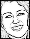 Hannah Montana coloring page