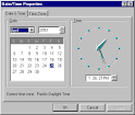 to denote the current time