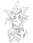 Yu Gi Oh coloring page