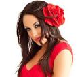 Red Rose In Brie Bella Hairs