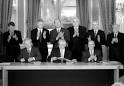 Ohio History Central - Formal signing of the Dayton Peace Accord