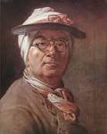Self-Portrait with an eyeshade