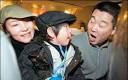 Xiao Bao and his parents take