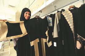 My UAE: the abaya couture of Fatma Al Mosa and her shop, Folak ...