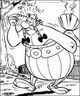 Asterix coloring page