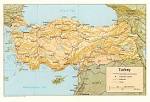<b>Turkey</b> (Shaded Relief) 1983