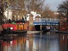 Warwick Avenue Bridge. At Little Venice spanning the exit to the canal arm - via Daymix