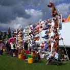 the prizes in a charity Black-Jack game at the Town &amp; Country Fair. - via Daymix