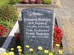 Grab von Irmgard Rudolph Rudolph (geb. Kappey) (06.12.1905-18.09 ...