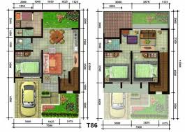 Denah Rumah Minimalis Type 36/60 36/72 dan 36/90 2016