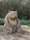 Giant panda sculpture. By the panda compound at Edinburgh Zoo. - via Daymix