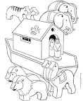 Noah coloring page