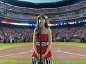 Zooey Deschanel Sings National Anthem at World Series   The