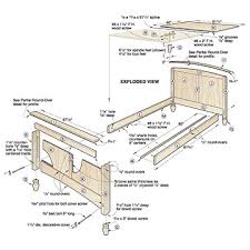Country-Fresh Bed Woodworking Plan