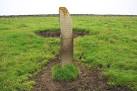 The Touchstone. A Millennium menhir by the footpath to Fices Well, - via Daymix