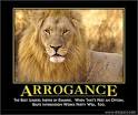 Demotivational Posters - Arrogance, the best leaders inspire by ...