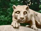 The eyes of the Nittany Lion