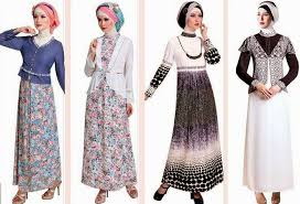 25 Contoh Model Baju Muslim Tren Sekarang 2016