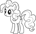 My Little Pony Pinkie Pie Coloring Page - Free My Little Pony ...