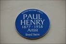 Paul Henry plaque, Belfast - via Daymix