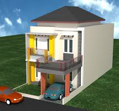 Desain Rumah Minimalis Modern 2 Lantai Dilahan Terbatas | Tampak ...