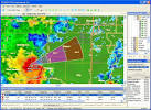 Screenshots of the weather tracking software (Page 2 of 3 ...