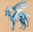 Blue Dragon Cat by ~daydreamer-art on deviantART