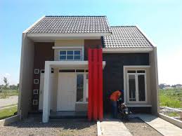 Desain rumah minimalis 2 lantai type 45 modern terbaru