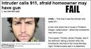 Funny News Bloopers: Intruder