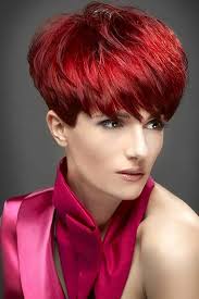 Short Dark Red Hair Color