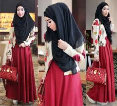 Pusat Jilbab Dan Model Baju Muslim Modern Terbaru Hijab Maxi D884 ...