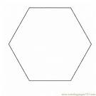 Hexagon coloring page
