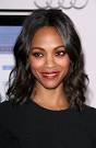 Zoe Saldana's wavy
