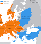 File:Great Schism with former borders (1054).png - Wikipedia, the ...