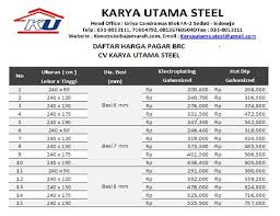 Karya Utama Steel | Menyediakan Yang Terbaik