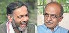 Yadav, Bhushan face ouster - The Hindu