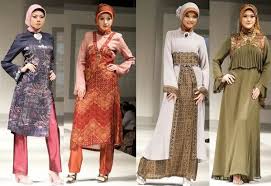 Model Busana Muslim Batik Plus Hijab Cantik | tsurayya hijab ...