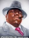 Notorious BIG smoking cigar