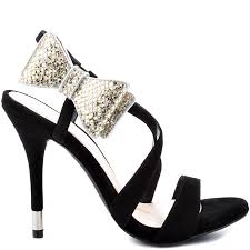 BCBGeneration Isaac B Black Silver Sparkle Shoes for Women | Aemow